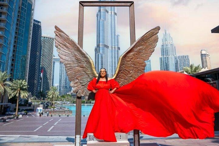 Flying Dress Dubai Photography