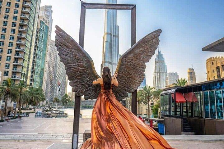 Flying Dress Dubai Photography