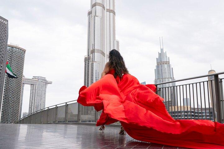 Flying Dress Dubai Photography
