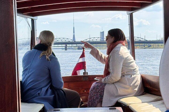 Riga: Historic Canal Boat Tour with Audio Guide