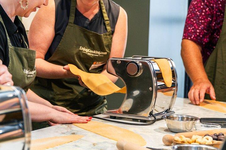 Authentic Roman Pasta & Tiramisu Experience with Italian Wine
