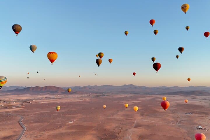 Sunrise Royal Breakfast with Panoramic Hot Air Balloons view