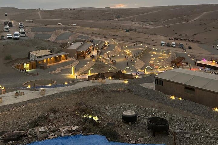 Marrakech : Agafay Desert & Dinner,sunset &Camel Ride