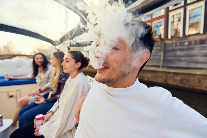 Amsterdam Smoke Friendly Coffee Shop Cruise on Luxury Boat