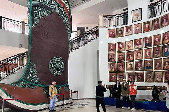 From UB:Chinggis Khan Statue&Turtle Rock&Aryapala temple Day Tour