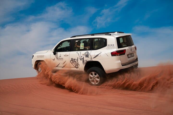 Premium Dubai Morning & Evening Desert Safari, Sandboard & Camel