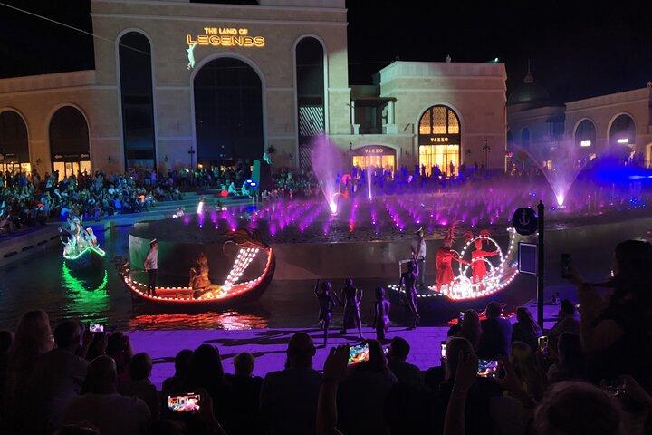 Side Land of Legends Night Show with Included Transfers