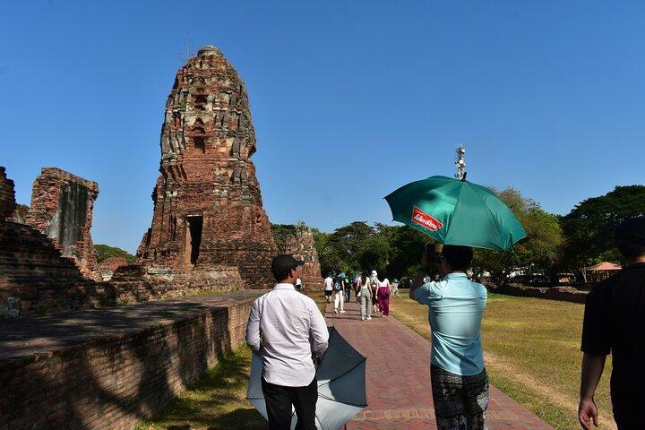 Bangkok: Ayutthaya's Iconic Attractions by Rail, Road and River