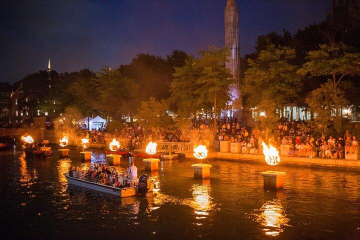 Providence WaterFire Boat Rides (Full Lightings)