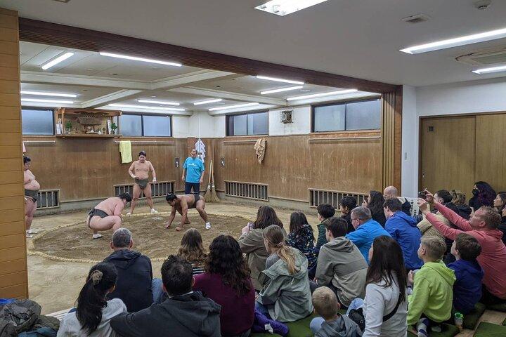 Tokyo Sumo Stable Morning Practice Tour near Tokyo Skytree