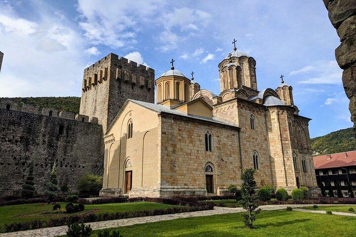 Fortified Manasija Monastery and Resava Cave Tour