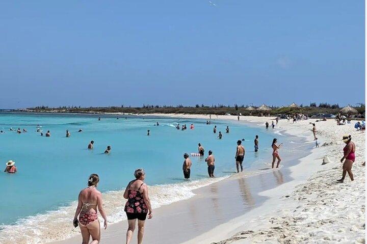 Aruba Private Tour with SeaFood/Caribbean Food Included