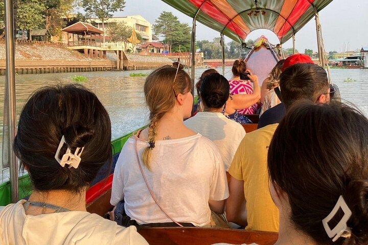 Discover Ayutthaya at Sunset: Historic Temples & River Cruise