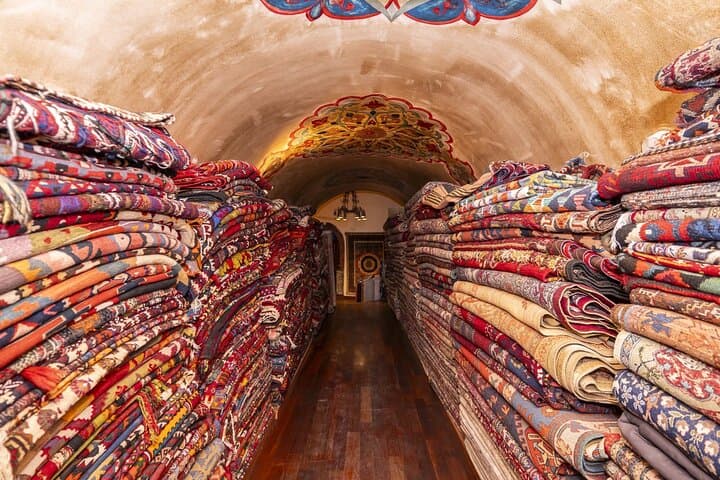 Private Turkish Carpet Shopping in a Historic Caravanserai