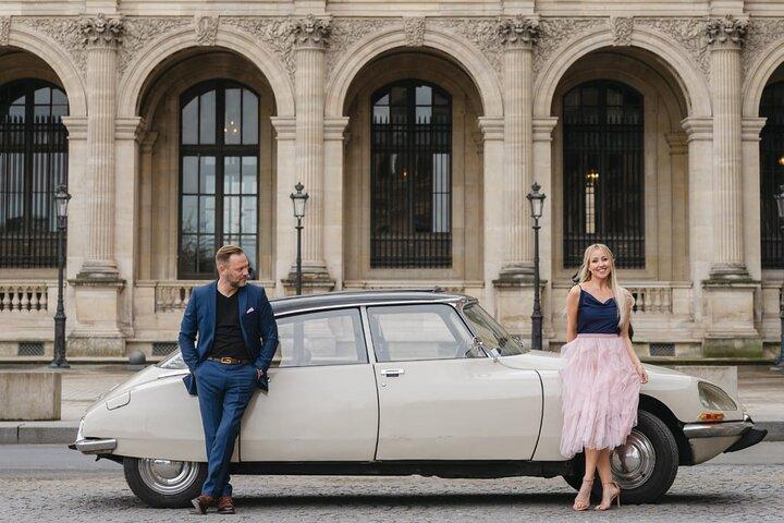 Paris Highlights aboard a Vintage Open Top French Car