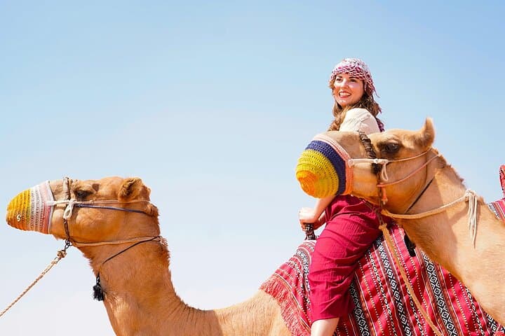 Dubai: Buggy Dune Bashing, Sand Boarding, Camel Ride & Show