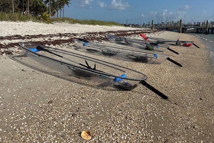 Inclusive Glass kayak Rental Peanut Island• Snorkel Gear & Snacks