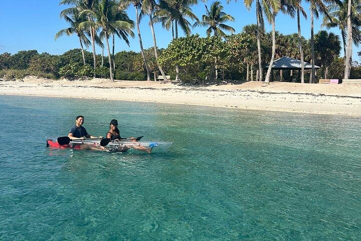 Inclusive Glass kayak Rental Peanut Island• Snorkel Gear & Snacks