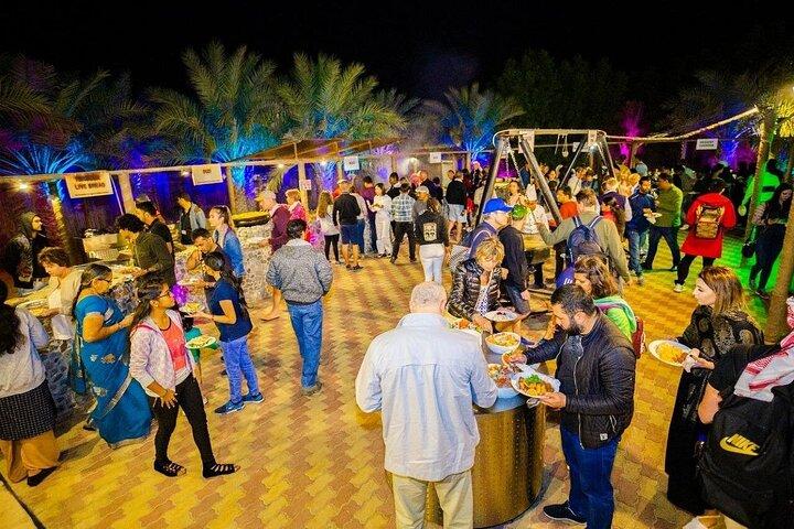 Dubai Desert Safari Dune Bashing Camel Ride Sandboarding and BBQ