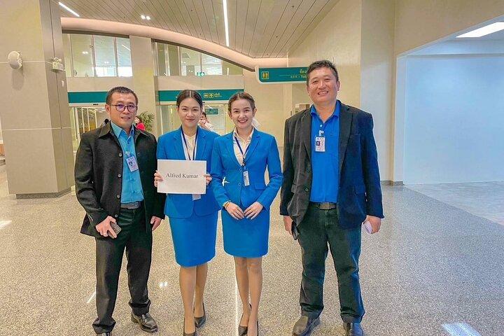 Guided Fast Track Immigration From Aircraft to Arrivals– Bangkok