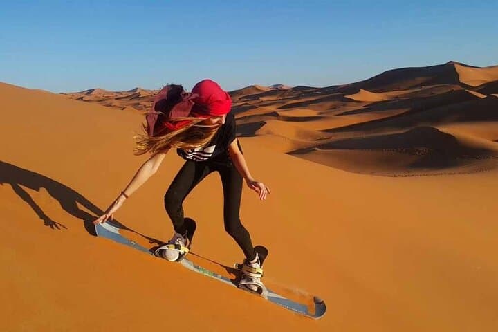 Agadir/Taghazout : Sunset Sandboarding, Canyon & Moroccan Dinner