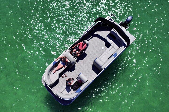 Half Day 90HP Pontoon Rental to Shell Island