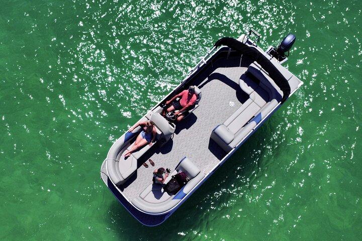 Full Day 60HP Pontoon Rental to Shell Island