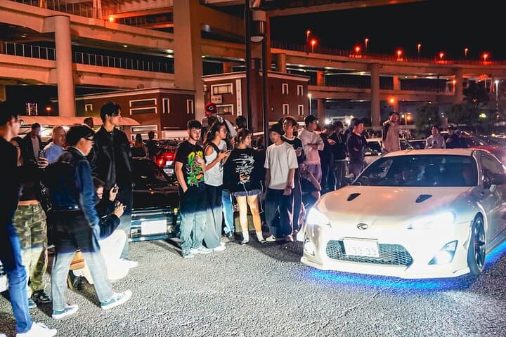 Tokyo Legendary JDM CAR Daikoku Underground Meetup Tour