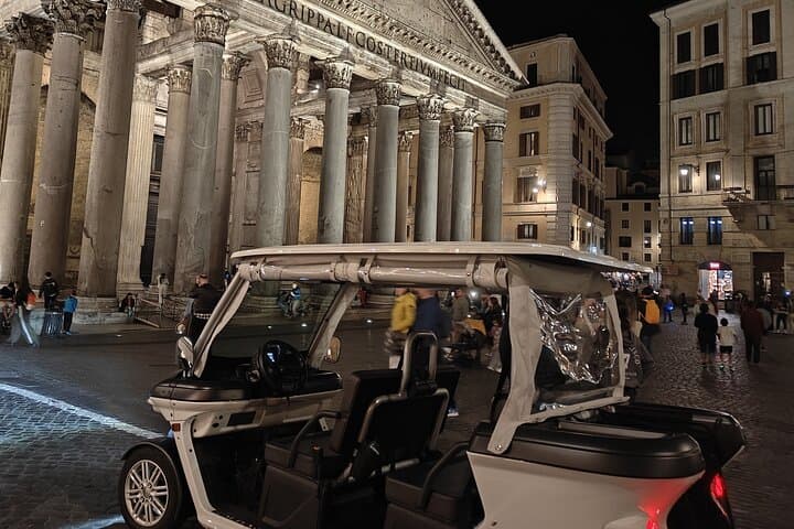 Rome: Private Night Golf Cart Tour Under the Stars