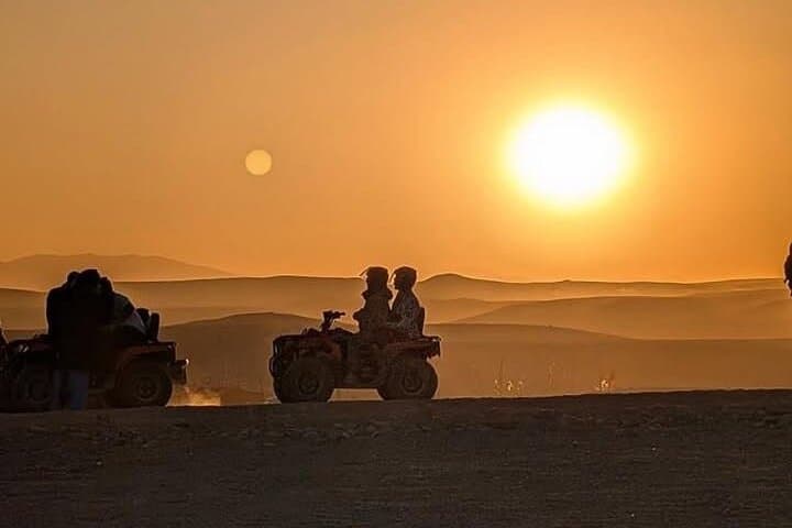 Best of Agafay: Quad,sunset Camel Ride, Dinner & fire show