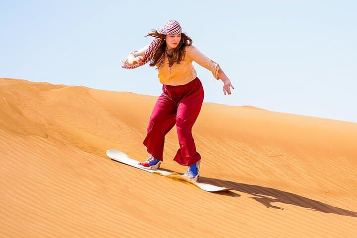 Dubai: Buggy Dune Bashing, Sand Boarding, Camel Ride & Show