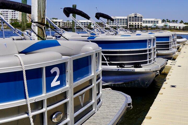 Full Day 90HP Pontoon Rental to Shell Island