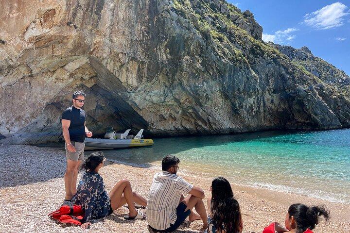 Speedboat Tour to Sazan Haxhi Ali Cave Swim Snorkel & Explore