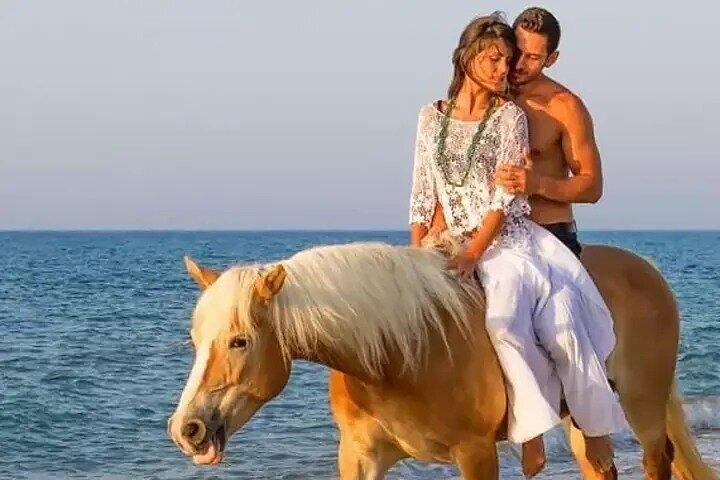 Horseback riding, shopping and lunch