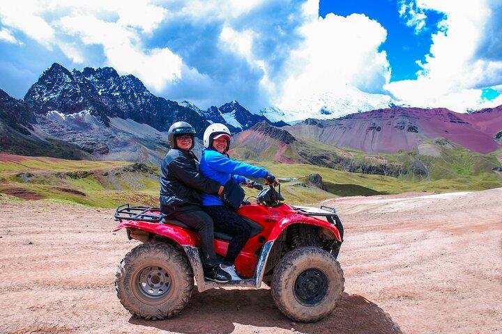 From Cusco: Vinicunca Rainbow Mountain ATV Tour with Meals