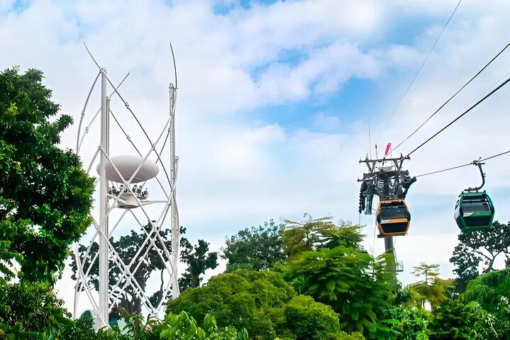 Sentosa Cable car Skyhelix Madame Tussauds Wing of time Transfer