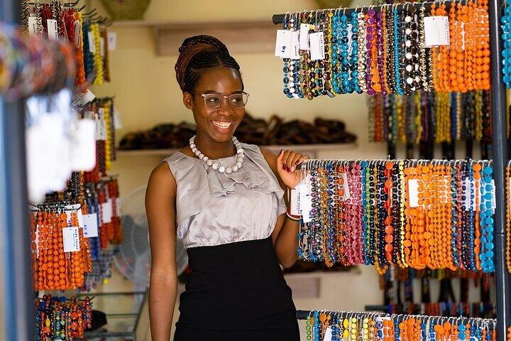 African Garnet Gemstone Beads Jewelry and Craft Tour
