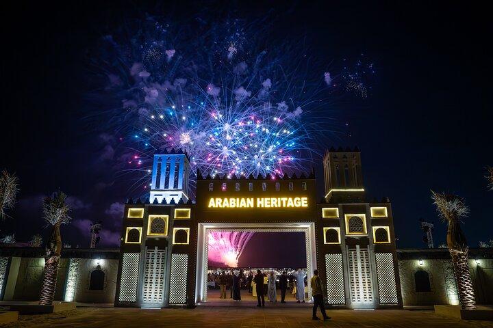 Evening Desert Safari With BBQ Dinner at Arabian Heritage Camp