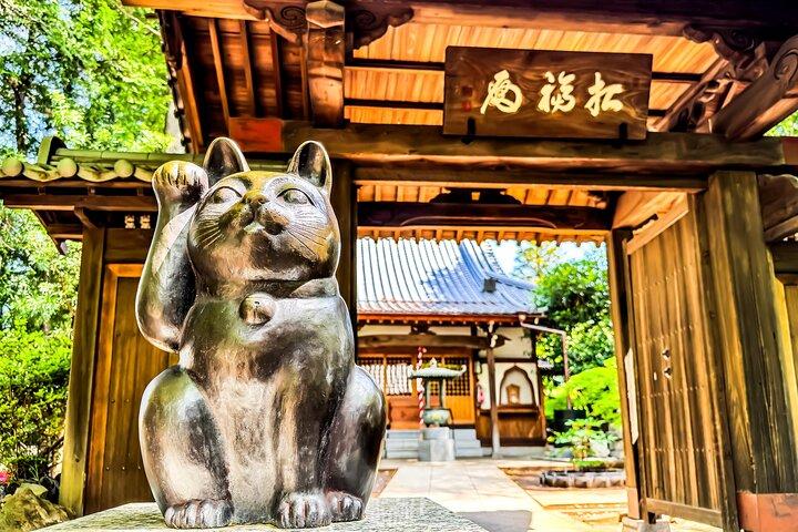 Lucky Cats Temple & Old Tokyo Yanaka 1/2-Day Walking Private Tour