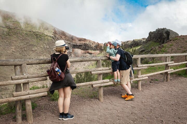 From Pompeii to Mount Vesuvius: Bus, Audio Guide, Ticket Included
