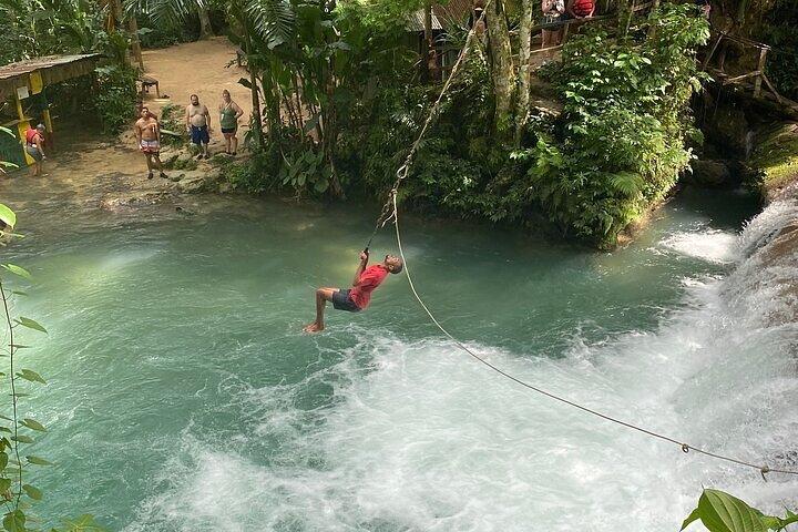 Blue Hole, River Tubing, and Lunch from Montego Bay and Falmouth