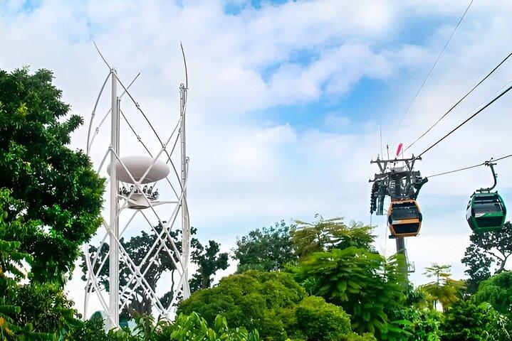 Sentosa cable car skyhelix cove waterpark wings of show transfer