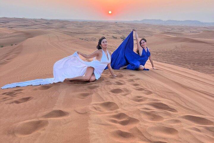 Private Safari with Quad Bike Camel Ride Flying Dress Photoshoot
