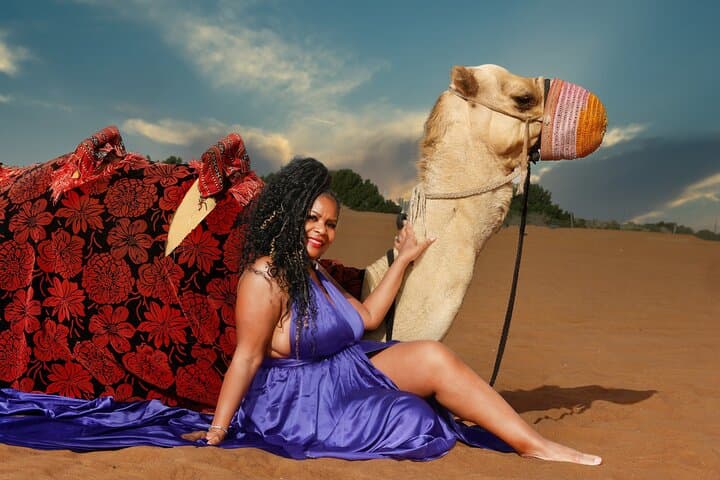 Dubai Flying Dress Photoshoot Dress to Impress