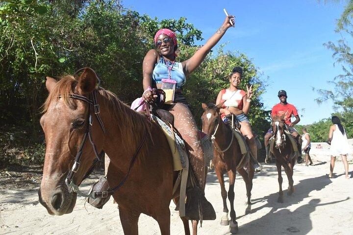 Amazing horse ride tour in Punta Cana beach!