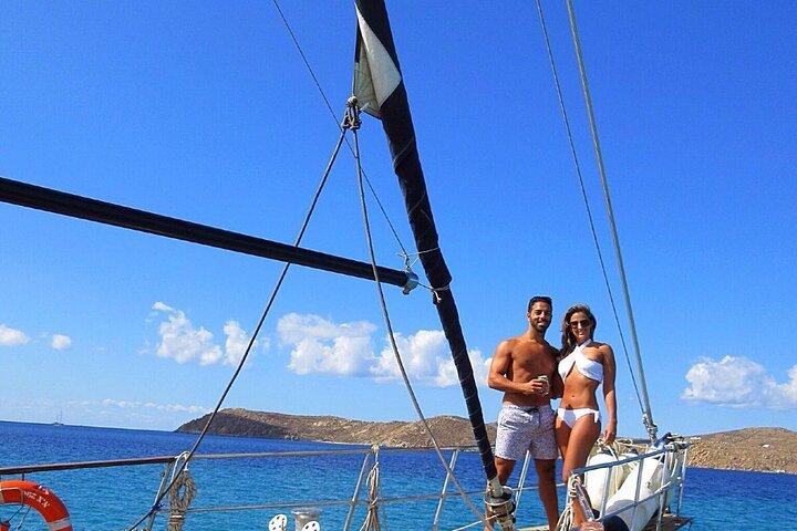 Shared Mykonos Sail Cruise to Delos and Rhenia Islands