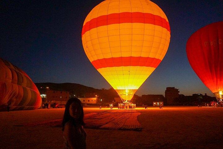 Hot Air Balloon & valley of the kings & Hatshepsut temple