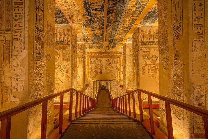 Hot Air Balloon & valley of the kings & Hatshepsut temple