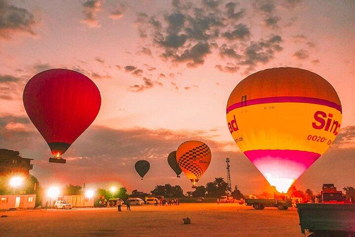 Hot Air Balloon & valley of the kings & Hatshepsut temple