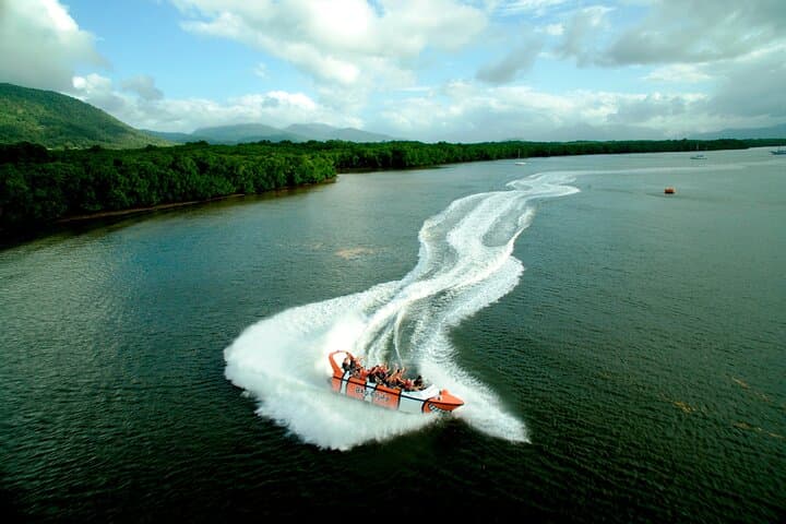 Cairns Hot Air Balloon Flight + Bad Fishy Jet Boating Cairns